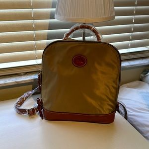 Dooney & Burke nylon backpack in khaki